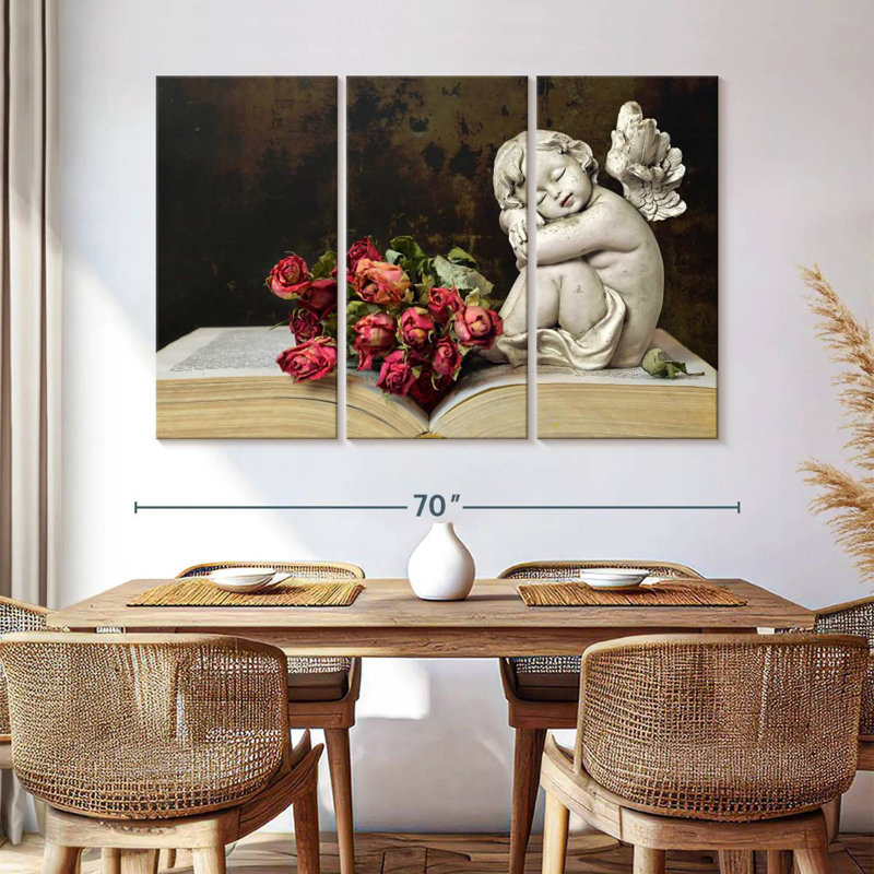 Leisha Cherub, 42" H x 65" W
