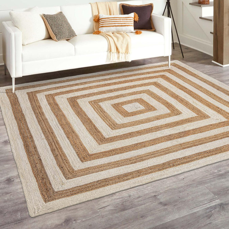 Morane Geometric Indoor Rug, Square 10'