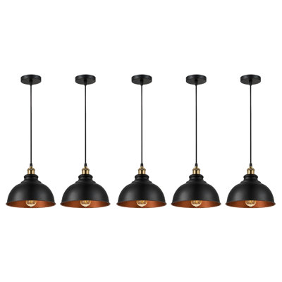 Ensemble de luminaires suspendus Industrial