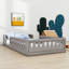  Lit plateforme simple en bois avec garde-corps Kalah-2066967516