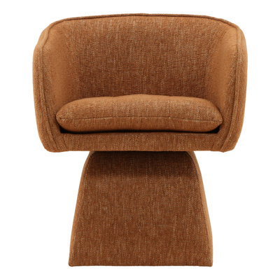 Jonie Upholstered Swivel Chair, Camel