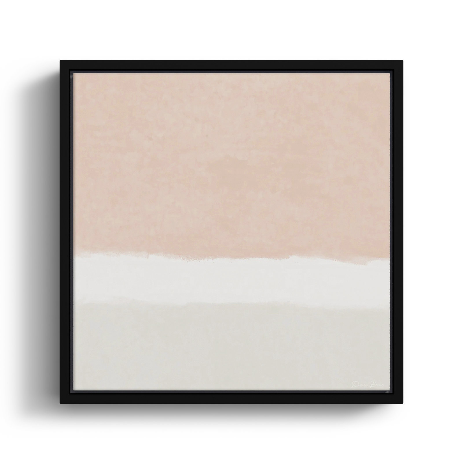 Willadeene "Slate 2" Print, Black Framed, 13.5" H x 13.5" W