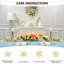 2 Pack Table Cover Fitted Rectangular Tablecloth Stretchable Fabric Lycra Table Cloth 6 Ft Wrinkle-Free For Party Tradeshows Banquet Weddings Cocktail-1319958716