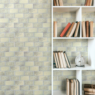 Antic Feelings 3" x 6" Ceramic Patterned Subway Wall Tile