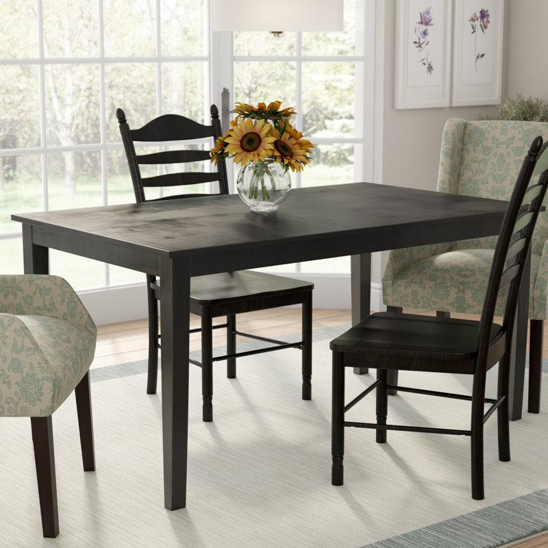Ensemble repas 6 personnes Alexa-Mae, Noir antique