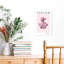 Modern Pink Artemis Bust Elegant Minimalist Modern Architecture Wall Art Print 1 Piece Wrapped Canvas Wall Art-155661496