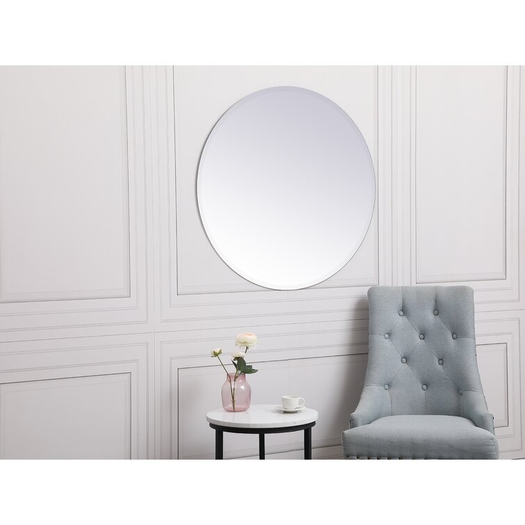 Caimen Modern & Contemporary Beveled Frameless Accent Mirror