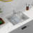 Sarlai 17'' Stainless Steel Rectangular Bathroom Sink