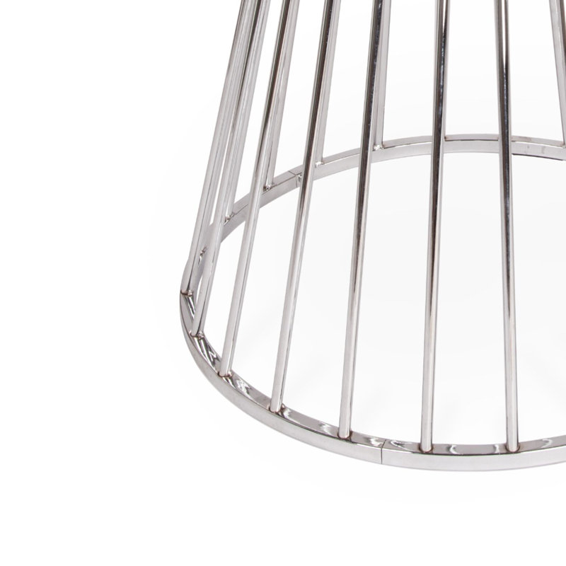 Arilla Round Glass Top Metal Base Dining Table