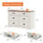 Laziza 47.2"W Modern Farmhouse Wooden 6-Drawer Dresser For Kids-1120991075
