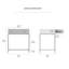 Cerasela 50.75cm W Metal Bedside Table