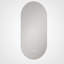 Miroir de salle de bain ovale à DEL avec miroir à maquillage-1721391075