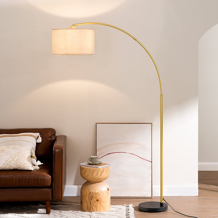 Salcedo 78.4" Arched Floor Lamp