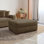 105.9cm Wide Square Solid Colour Standard Ottoman