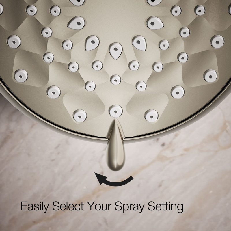 Awaken B90 Three-Function Showerhead 2.5 Gpm, Vibrant Brushed Nickel