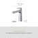 Nibi Single Handle Lavatory Faucet with Top Handle