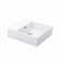 WS Bath Collections Unlimited 18.3'' Ceramic Square Bathroom Sink with Overflow