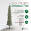 Arbre de Noël artificiel en forme de pin 7 pi avec 350 lumières Home Heritage-630273099-630273096