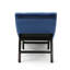 Chaise longue avec tissu en velours-2011902975