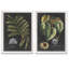 «Royal Foliage I» par Vincent Van Gogh, ensemble de 2 reproductions d'art encadrées-632951812-632951808-632971067
