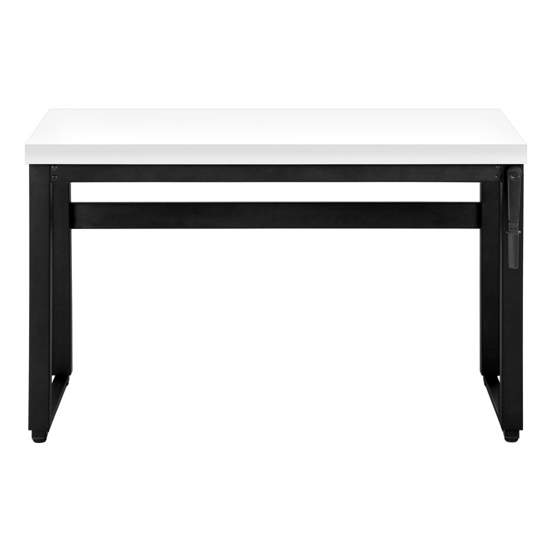 Bureau d'ordinateur, Blanc/Noir
