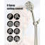 Ensemble de robinet de baignoire, pomme de douche double avec robinet de baignoire