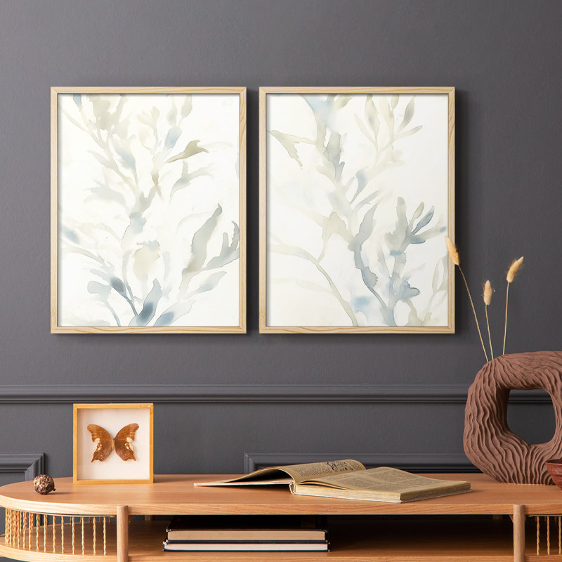 Série FLORAL DCxxxIV - reproduction encadrée de qualité supérieure - prête à être accrochée - aucun clou requis - aucun clou requis
