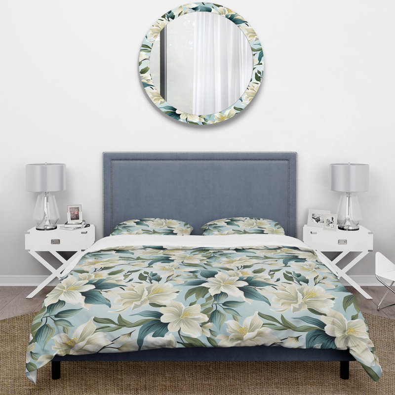 Ensemble de housse de couette Coastal Neutrals, Housse de couette simple + 1 taie décorative stan