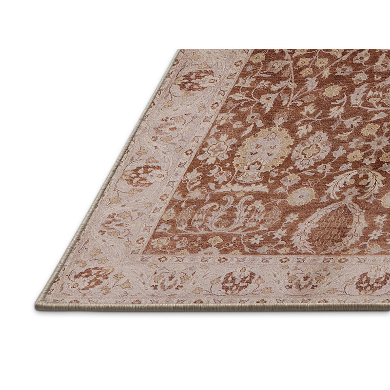 Tapis oriental brun Sutere, Rectangle 8 pi x 10 pi