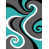 Turquoise/gris