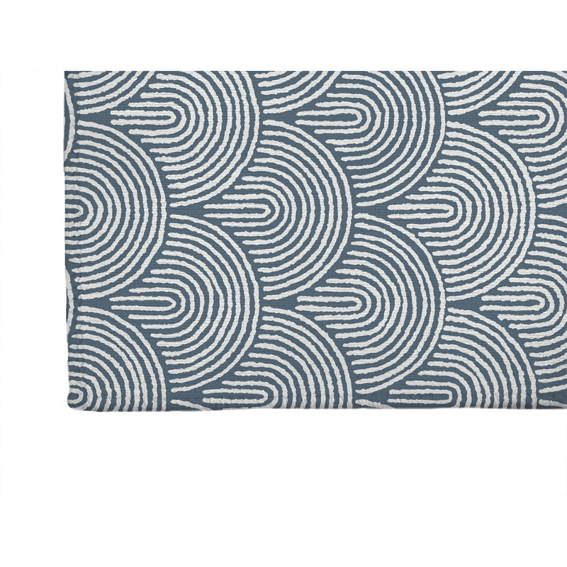 Rolling Humps Non-Slip Outdoor Rug, Runner 2'6" x 8'
