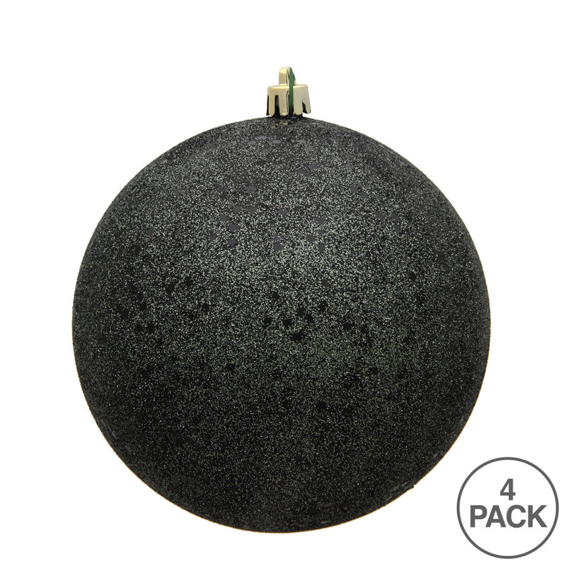 Décoration de boule décorative des Fêtes, H 6 po x l 6 po x P 6 po, Bronze industriel