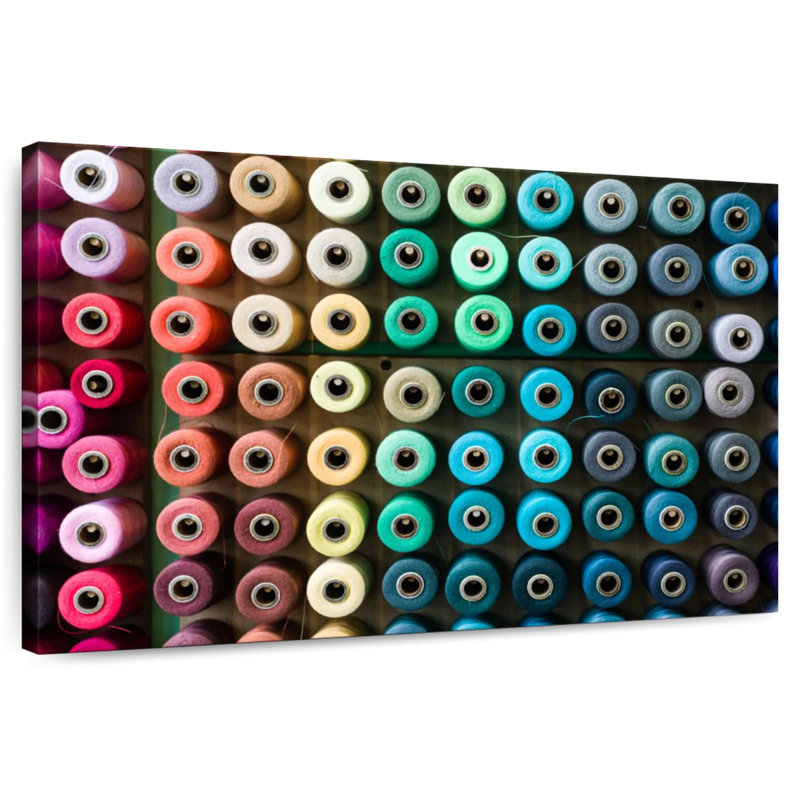 Senne Sewing Threads Collection, 16" H x 24" W