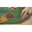 Tapis vert en laine touffeté à la main Claro-1551407640