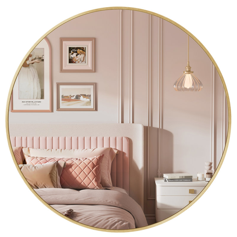 Deniene Metal Flat Floor Mirror