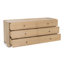 Gibson 6 Drawer Dresser Natural