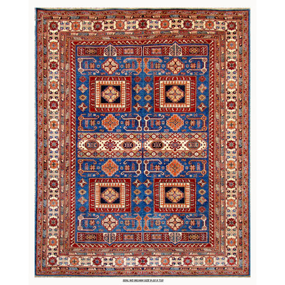 Kazak Hand Woven Wool Area Rug