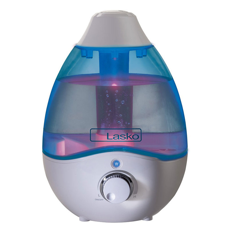 Lasko 0.74 Gallons Cool Mist Ultrasonic Tabletop Humidifier for 320 Cubic Feet