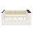 Wood Daybed Featuring Storage Shelves, Upholstered Backrest, USB, And Trundle-457432878
