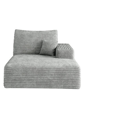Y119-L-SLEEPER-GREY sofa left sleeper grey