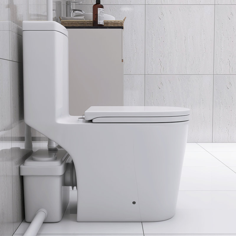 Toilette allongée avec double chasse et fermeture en douceur Alba