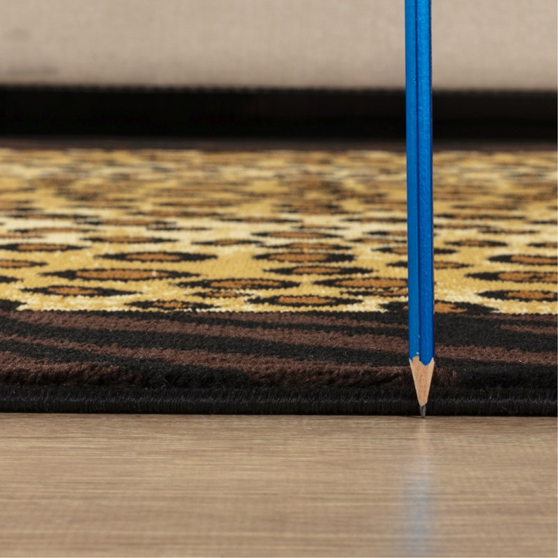 Multi Animal Print Area Rug, Runner 2'7" x 7'3"