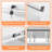 Wide Metal File Cabinet With 5 Drawers And Lock-1743922745