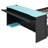 Modern Bed With Computer Desk, Trundle And Lighted Headboard, Wooden Daybed-1456480013-1456480000