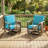 2-Piece All-Aluminum Outdoor Swivel Rocking Armchairs With Cushions-892307201