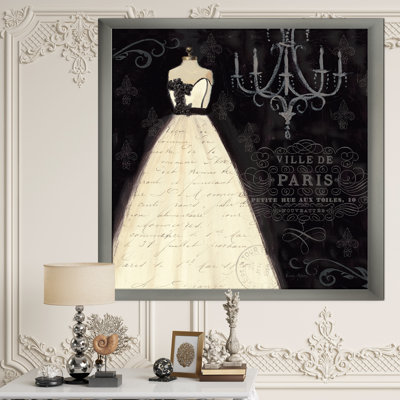 «French Couture I», reproduction sur toile encadrée