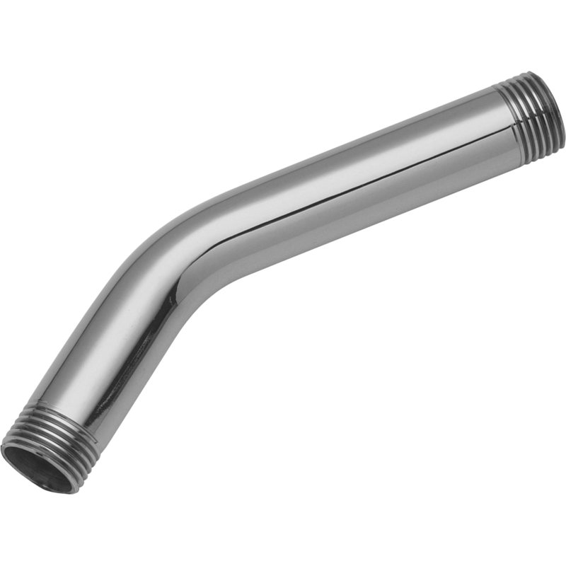 6" Brass Shower Arm, Polished Brass