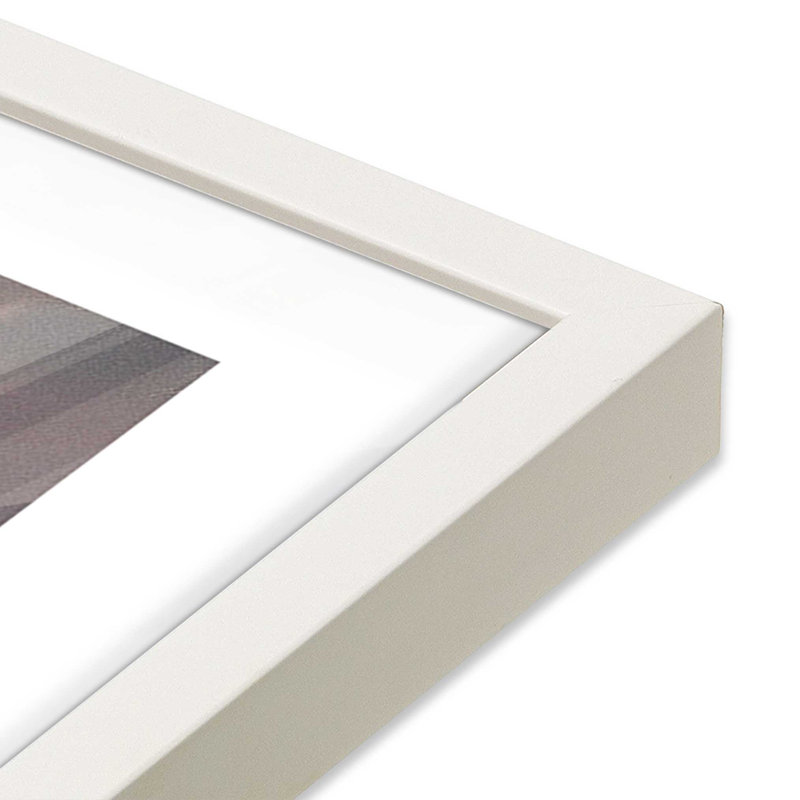 Brilliant Skies II Print, 17.5" H x 17.5" W, Opaque White Framed