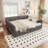 Comfortable Upholstered Platform Bed with Versatile Features for Relaxation-905146843