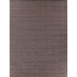 Demani Wool Chevron Area Rug in Brown